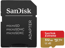 Charger l&#39;image dans la galerie, SANDISK Carte mémoire Extreme microSDXC 512 GB (00121589)
