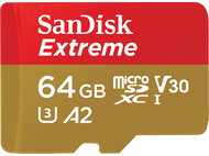 SANDISK Carte mémoire Extreme microSDXC 64 GB (00121585)