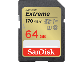 SANDISK Carte mémoire Extreme SDXC 64 GB (00121579)