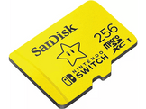 SANDISK Carte mémoire microSD Nintendo Switch Extreme 256 GB (SDSQXAO-256G-GNCZN)