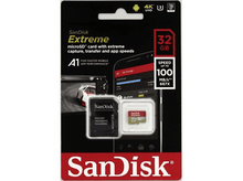 Charger l&#39;image dans la galerie, SANDISK Carte mémoire microSDHC Extreme 32GB Class 10 A1 V30 U3  (173420)
