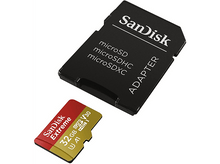 Charger l&#39;image dans la galerie, SANDISK Carte mémoire microSDHC Extreme 32GB Class 10 A1 V30 U3  (173420)
