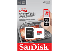 Charger l&#39;image dans la galerie, SANDISK Carte mémoire microSDHC Ultra 128 GB Class 10 UHS-I (SDSQUAB-128G-GN6IA)
