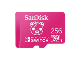 SANDISK Carte mémoire microSDXC pour 256 GB Nintendo Switch (SDSQXAO-128G-GN6ZG)