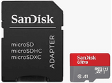 SANDISK Carte mémoire microSDXC Ultra A1 256 GB avec adaptateur SD (0619659200565)