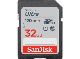 SANDISK Carte mémoire SDHC Ultra 32 GB Class 10 UHS-I (186496)