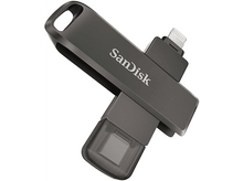 Charger l&#39;image dans la galerie, Clé USB Sandisk, grise, avec deux connecteurs.
