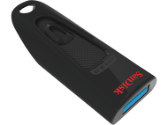 SANDISK Clé USB 3.0 Cruzer Ultra 128 GB Noir (124109)