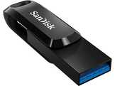 SANDISK Clé USB-C 3.1 Ultra Dual Drive Go 128 GB Noir