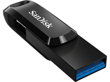 Charger l&#39;image dans la galerie, SANDISK Clé USB-C 3.1 Ultra Dual Drive Go 256 GB Noir
