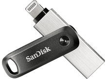 Charger l&#39;image dans la galerie, SANDISK Clé USB iXpand Go 64 GB Lightning Gris (186489)
