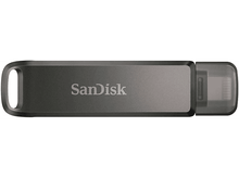 Charger l&#39;image dans la galerie, SANDISK Clé USB iXpand Luxe 64 GB USB-C 3.1 Lightning Noir (186552)
