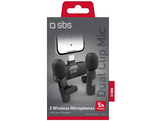 SBS 2 microphones sans fil type-C pour smartphone