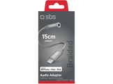 SBS Adaptateur Lightning / Jack 3.5mm Argenté