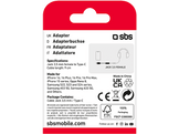 SBS Adaptateur USB-C / Jack 3.5mm Blanc