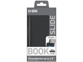 SBS Bookslim case pour smartphone avec fermeture magnétique et porte-cartes Black
