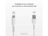 SBS Câble USB-A / Lightning 1m Blanc