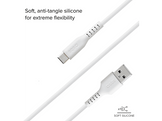 SBS Câble USB-A / USB-C 1.5 m Blanc