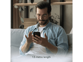 SBS Câble USB-C / USB-C tressé 60W 1.5m Blanc
