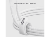 SBS Câble USB-C / USB-C tressé 60W 1.5m Blanc