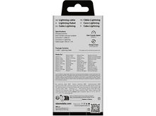 Charger l&#39;image dans la galerie, Boîte blanche avec du texte. Montre un câble avec des connecteurs et des spécifications.
