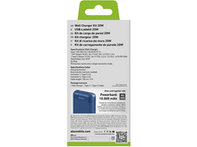 Charger l&#39;image dans la galerie, Boîte blanche et verte avec texte. Inclut une image d&#39;une batterie externe.
