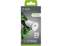 Charger l&#39;image dans la galerie, Un chargeur de voiture blanc avec un emballage vert et noir.
