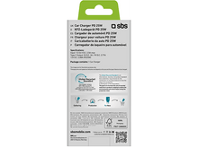 Charger l&#39;image dans la galerie, Emballage d&#39;un chargeur de voiture avec instructions et spécifications. La marque est SBS.
