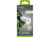 SBS Chargeur 1xUSB-C 25W Eco Blanc