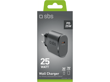 Charger l&#39;image dans la galerie, Batterie externe noire avec un socle de chargement sans fil, avec un support argenté.
