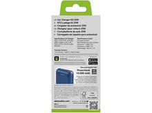 Charger l&#39;image dans la galerie, Emballage pour un chargeur de voiture et une batterie externe. Comprend du texte et un code QR.
