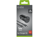 SBS Chargeur 1xUSB-C 25W Noir + 1m USB-C cable