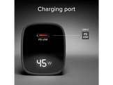 SBS Chargeur 1xUSB-C 45W LCD Noir