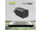 SBS Chargeur 1xUSB-C 65W & 1x USB-A 18W Noir