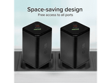 SBS Chargeur 1xUSB-C 65W & 1x USB-A 18W Noir