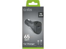 Charger l&#39;image dans la galerie, Chargeur de voiture dans une boîte. Le chargeur est noir, la boîte est grise et verte.
