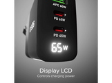 SBS Chargeur 2xUSB-C 65W & 1x USB-A 60W LCD Noir