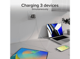 SBS Chargeur 2xUSB-C 65W & 1x USB-A 60W LCD Noir