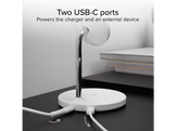 SBS Chargeur sans fil 2-1 15W Blanc