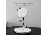 SBS Chargeur sans fil 3-1 15W Blanc