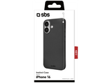 SBS Cover Instinct Étui de téléphone pour Apple iPhone 16 Noir