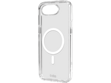 Charger l&#39;image dans la galerie, Coque transparente pour iPhone. Un motif circulaire blanc à l&#39;arrière.
