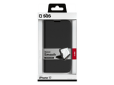 SBS Cover Wallet smooth iPhone 17 Black