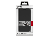 SBS Cover Wallet smooth iPhone 17 Pro Max Black