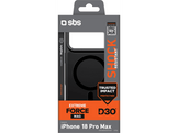 SBS Extreme Mag D3O Cover pour Apple iPhone 18 Pro Max Noir