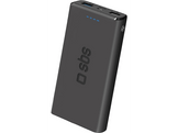 SBS Kit de chargement SBS 3-en-1 : chargeur 30 W, câble USB-C de 3 m, batterie externe de 10 000 mAh