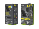 SBS Kit de chargement SBS 3-en-1 : chargeur 30 W, câble USB-C de 3 m, batterie externe de 10 000 mAh
