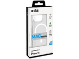 SBS Light Mag Case for iPhone 15 Transparent