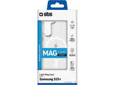 SBS Light Mag Cover Étui de téléphone pour Samsung Galaxy S25+ Transparent
