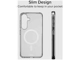 SBS Light Mag Cover Étui de téléphone pour Samsung Galaxy S25 Transparent